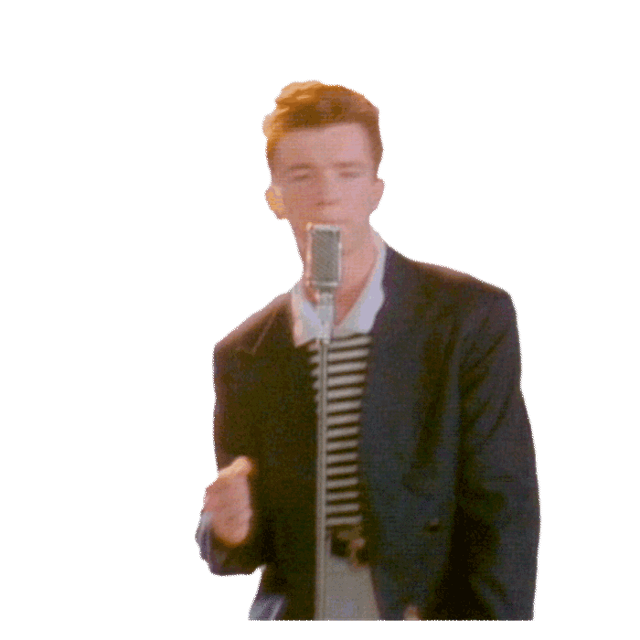 Not Pickle Rick. Rick Astley.